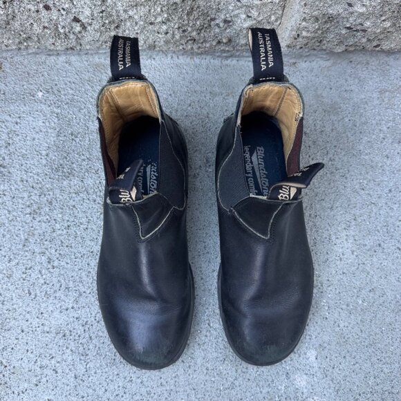BLUNDSTONE Black Leather Chelsea Boots Womens US 7.5 AUS 4.5 Classic Boot #558 - Picture 10 of 10